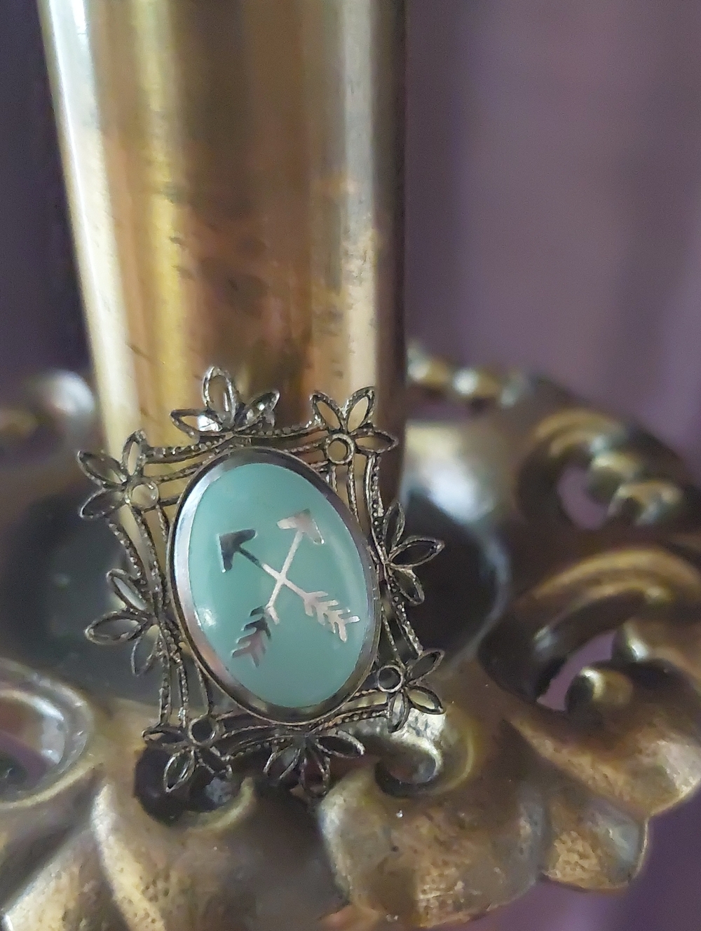 Vintage Filligree Brooch